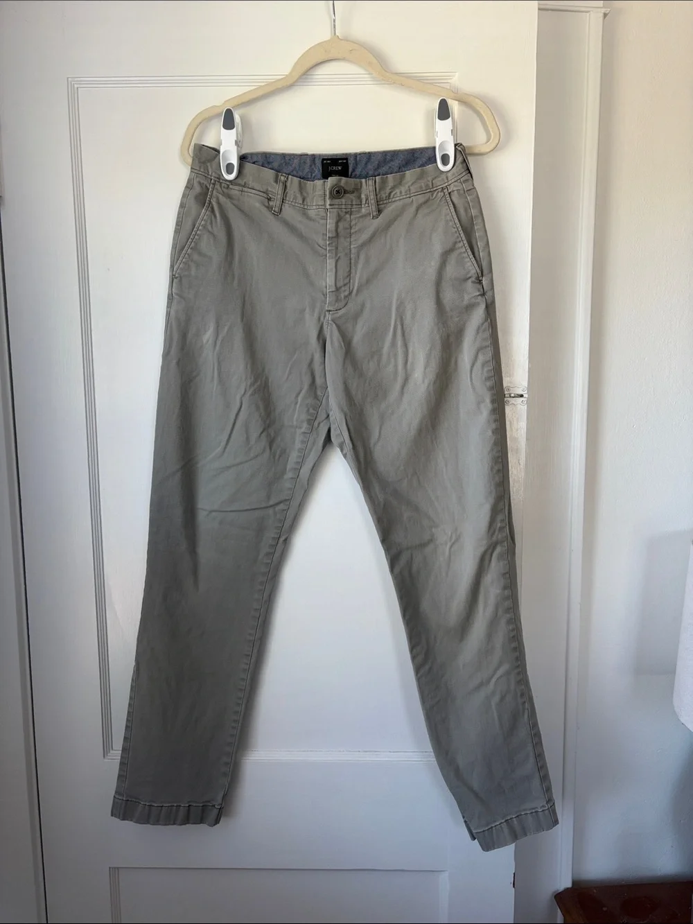JCrew Men's Casual Chino Pants - Light Gray